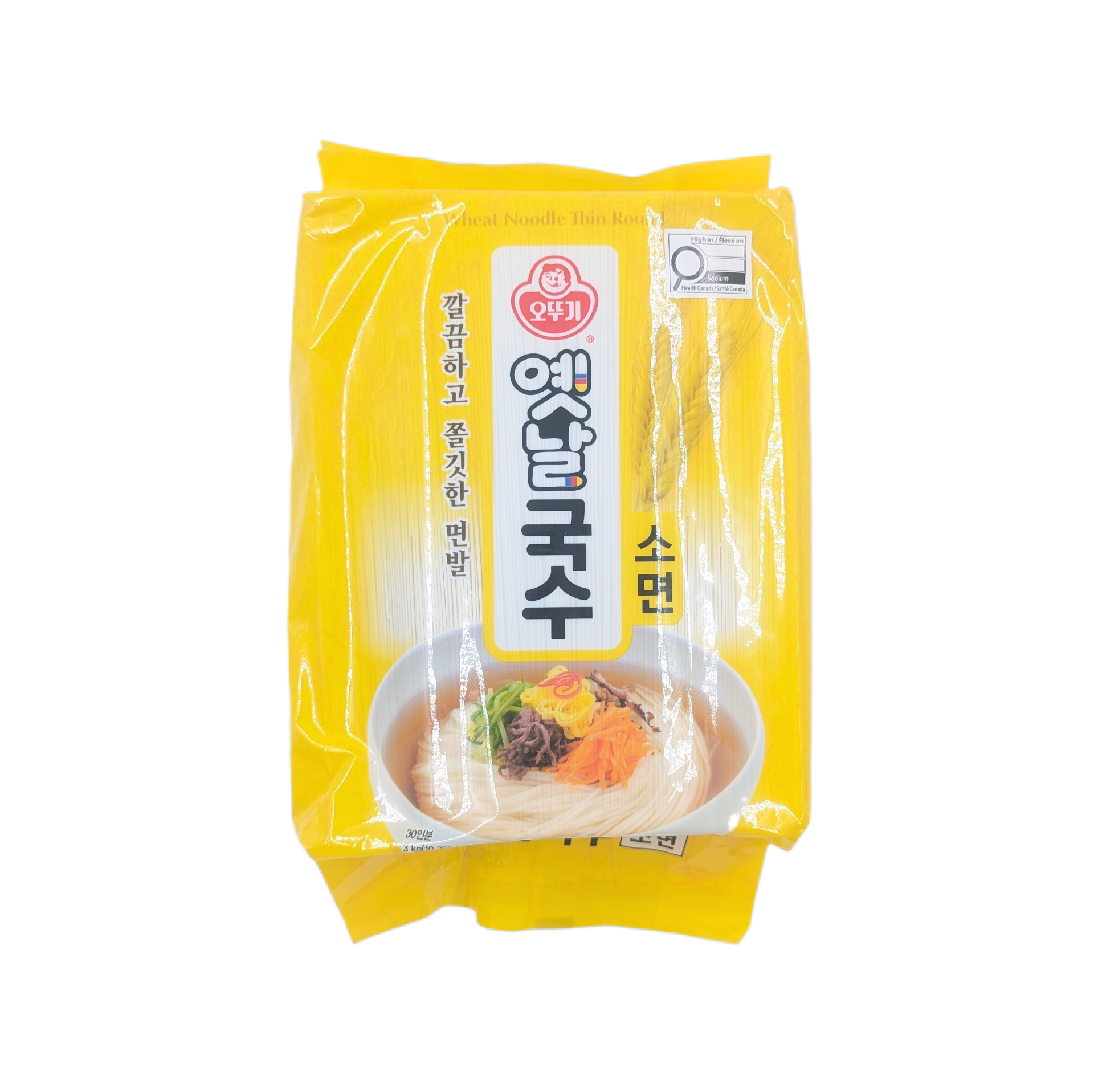 OTTOGI PLAIN NOODLE (3KG*4) 오뚜기 옛날 국수 소면